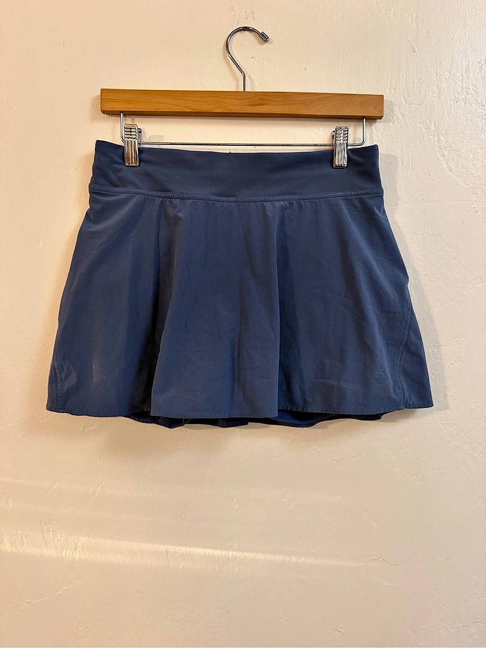 Lululemon Mid-Rise Skirt Blue Skater Skirt Like New